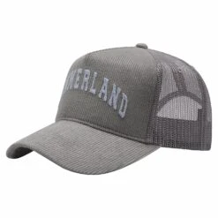Summerland Corduroy Trucker Hat | Grey -Daily Fashion summerland corduroy trucker hat grey 350113