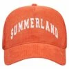 Summerland Corduroy Trucker Hat | Orange -Daily Fashion summerland corduroy trucker hat orange 478061