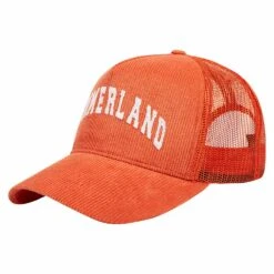 Summerland Corduroy Trucker Hat | Orange -Daily Fashion summerland corduroy trucker hat orange 492193