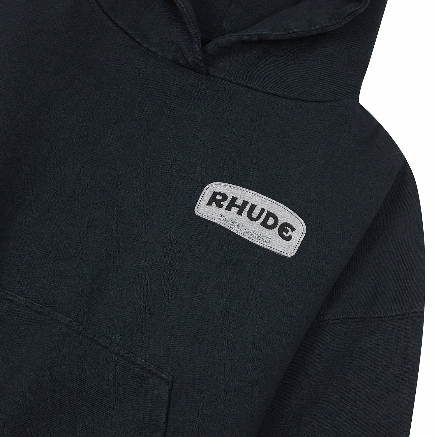 Rhude Supercross Hoodie | Vintage Black 6 Rhude Supercross Hoodie | Vintage Black - Image 4