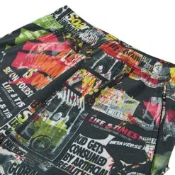 Tabloid Print Short 7 Tabloid Print Short -Daily Fashion tabloid print short 976766