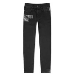 Taped Slim Fit Jean | Black