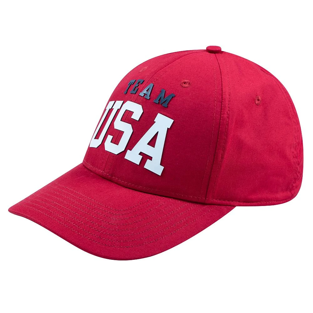 Team USA Twill Ball Cap | Red 5 Team USA Twill Ball Cap | Red - Image 3
