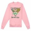 Casablanca Tennis Club Icon Printed Sweatshirt | Pink -Daily Fashion tennis club icon printed sweatshirt pink 291901