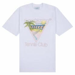 Casablanca Tennis Club Icon Tee | White
