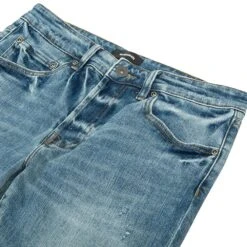 The McQueen Denim | Bleach Splatter -Daily Fashion the mcqueen denim bleach splatter 443634