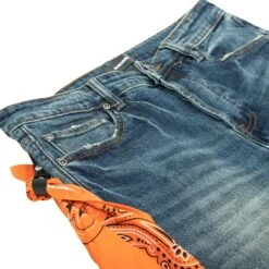 The McQueen Denim | Oil Brushed Indigo -Daily Fashion the mcqueen denim oil brushed indigo 157288