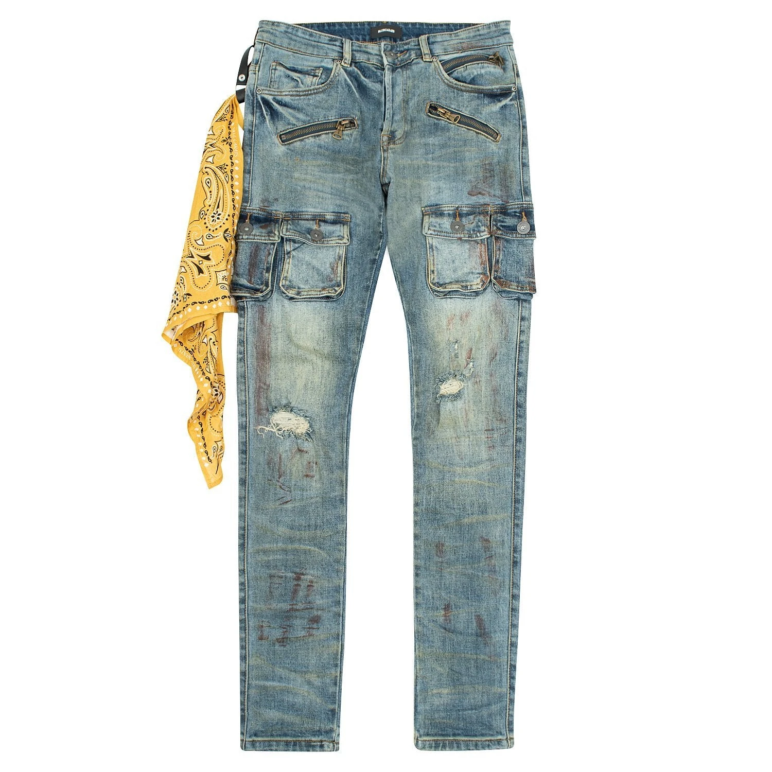 The Spade Slim-Fit Denim Cargo 3 The Spade Slim-Fit Denim Cargo
