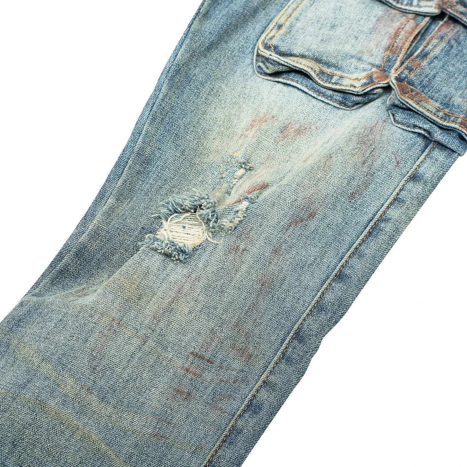 The Spade Slim-Fit Denim Cargo 5 The Spade Slim-Fit Denim Cargo - Image 3