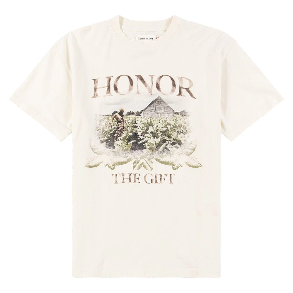 Tobacco Field Tee | Bone 3 Tobacco Field Tee | Bone