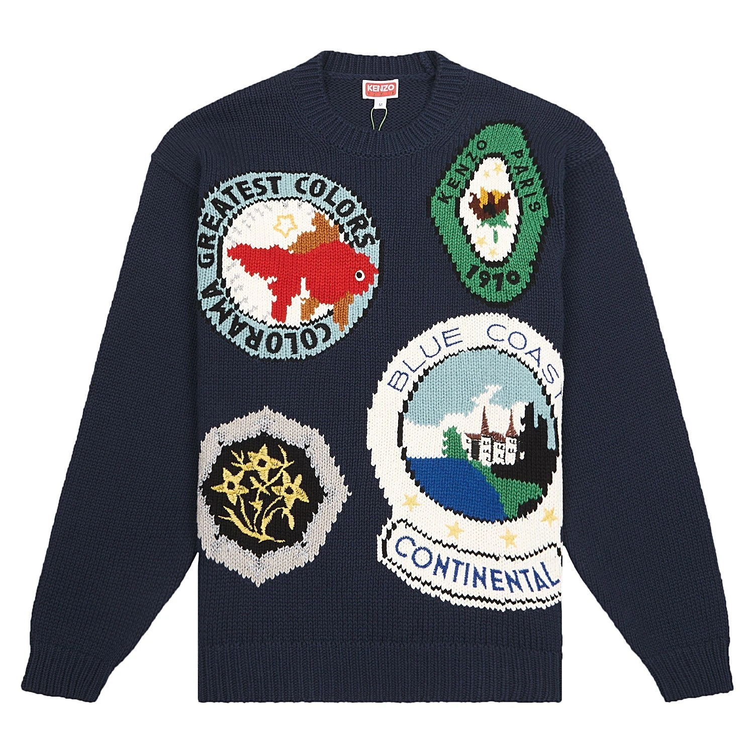 Kenzo Travel Sweatshirt | Midnight Blue 3 Kenzo Travel Sweatshirt | Midnight Blue