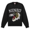 Kenzo Varsity Jungle Tiger Sweatshirt | Black -Daily Fashion varsity jungle tiger sweatshirt black 545490