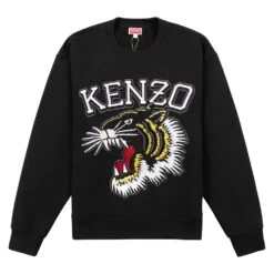 Kenzo Varsity Jungle Tiger Sweatshirt | Black