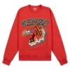 Kenzo Varsity Jungle Tiger Sweatshirt | Medium Red -Daily Fashion varsity jungle tiger sweatshirt medium red 618722