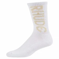 Rhude Verticle Logo Sock | White/Tan -Daily Fashion verticle logo sock whitetan 551282