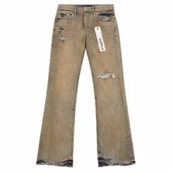 Vintage Destroy Flare Denim