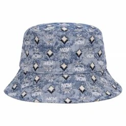 MCM Vintage Jacquard Monogram Bucket Hat