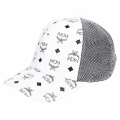 MCM Visetos Mesh Baseball Cap | White -Daily Fashion visetos mesh baseball cap white 466370