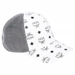 MCM Visetos Mesh Baseball Cap | White -Daily Fashion visetos mesh baseball cap white 692691