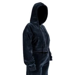 Ksubi Women's Velour Zip Up Hoodie | Navy -Daily Fashion womens velour zip up hoodie navy 505609