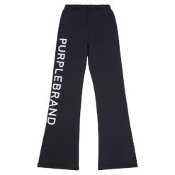 Wordmark Flared Pant | Black