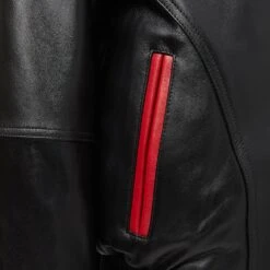 World Famous Soda Club Jacket | Black/White/Cabernet -Daily Fashion world famous soda club jacket blackwhitecabernet 176547