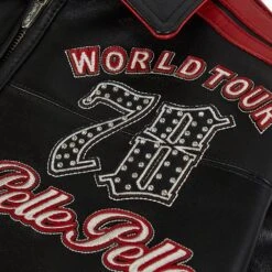 World Tour Jacket | Black/Cabernet/Ivory -Daily Fashion world tour jacket blackcabernetivory 234126