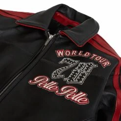 World Tour Jacket | Black/Cabernet/Ivory -Daily Fashion world tour jacket blackcabernetivory 928455