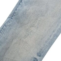 Worn Light Indigo Flare Denim -Daily Fashion worn light indigo flare denim 712521