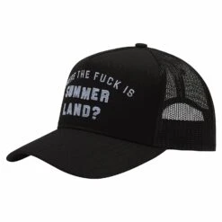 WTFS Trucker Hat | Black -Daily Fashion wtfs trucker hat black 846075